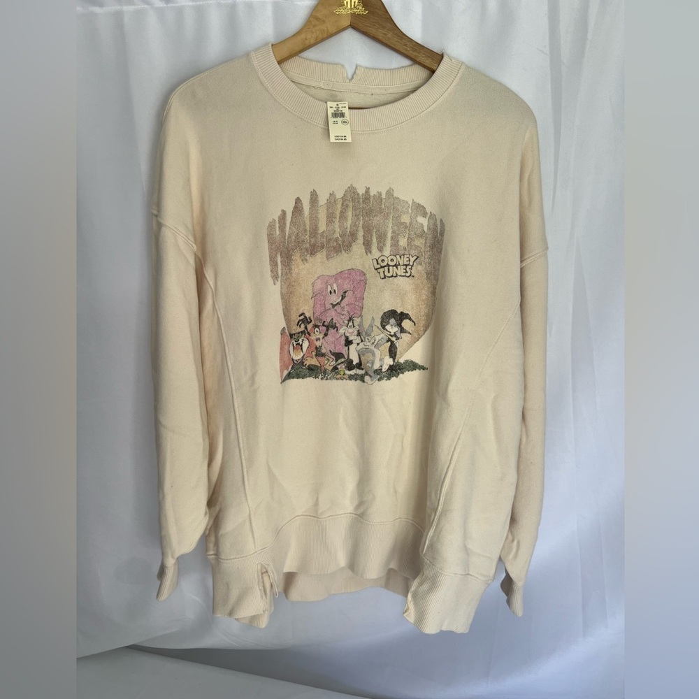Aerie The Chill Crew Sweatshirt Looney Tunes